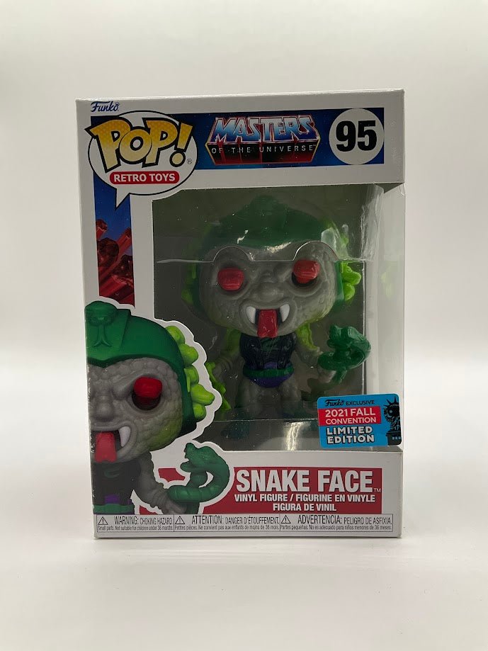 Snake Face Funko Pop! Masters of the Universe #95 2021 Fall Convention Limited Edition - Collector Store LLC