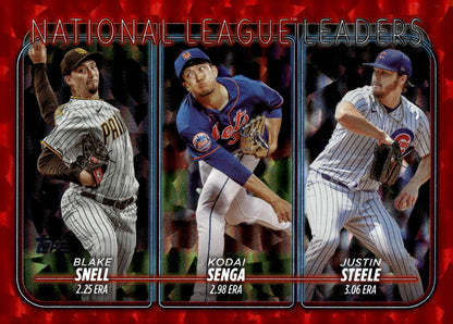 Snell / Senga / Steele 2024 Topps Series 1 Red Foilboard 198/199 #212 - Collector Store LLC
