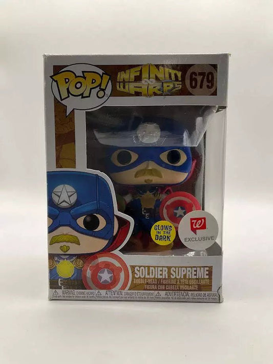 Soldier Supreme Funko Pop! Infinity Warps #679 GITD Walgreens Exclusive - Collector Store LLC