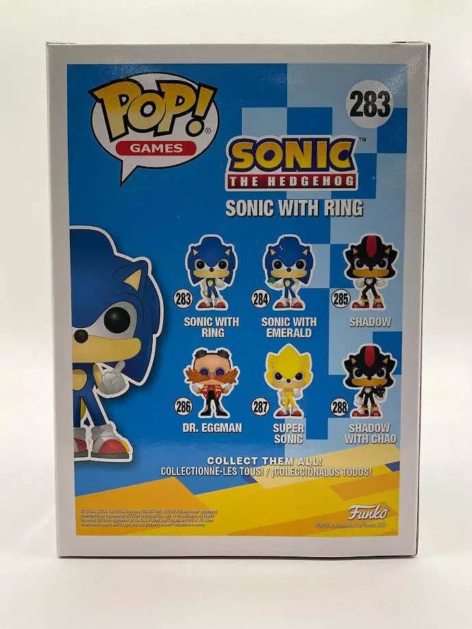 Sonic with Ring Funko Pop! Sonic the Hedgehog #283 - Collector Store LLC