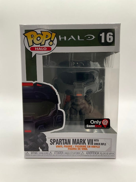 Spartan Mark VII with Shock Rifle Funko Pop! Halo #16 GameStop Exclusive - Collector Store LLC