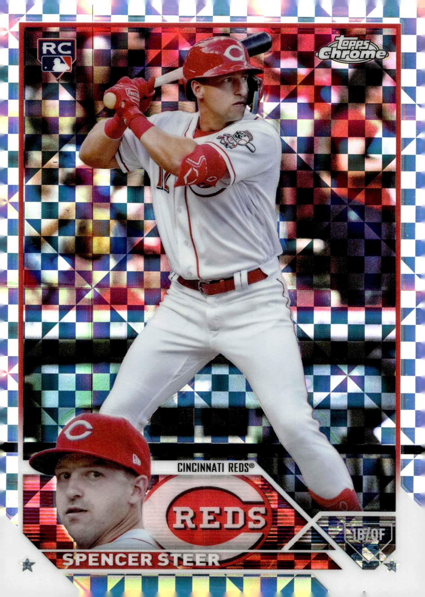 Spencer Steer 2023 Topps Chrome Xfractor Refractor #146 - Collector Store LLC