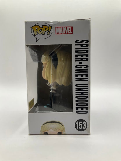 Spider - Gwen Unhooded Funko Pop! Marvel #153 Hot Topic Exclusive - Collector Store LLC