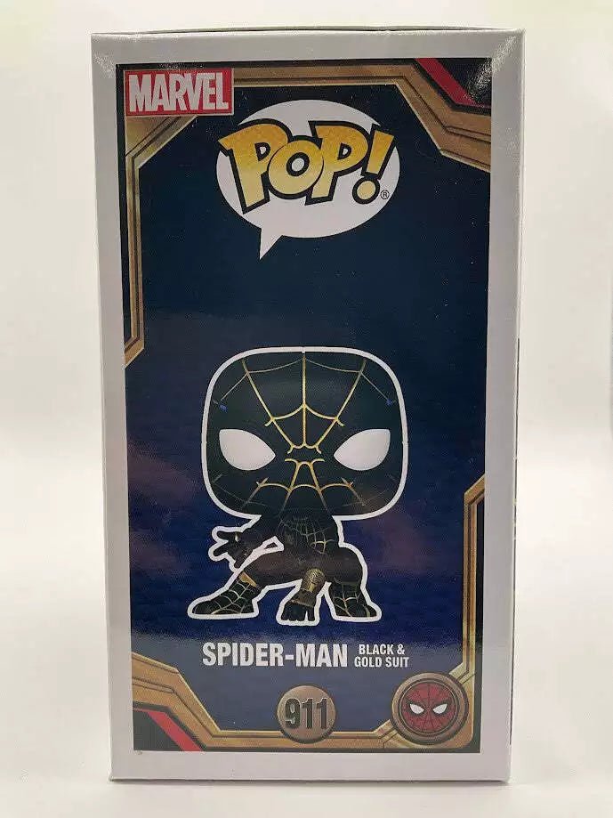 Spider - Man Black & Gold Suit Funko Pop! Spider - Man No Way Home #911 - Collector Store LLC