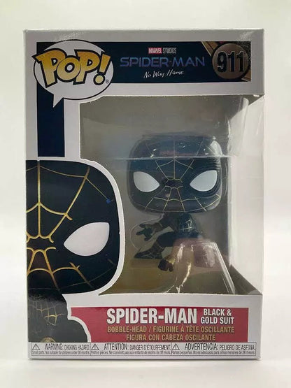 Spider - Man Black & Gold Suit Funko Pop! Spider - Man No Way Home #911 - Collector Store LLC