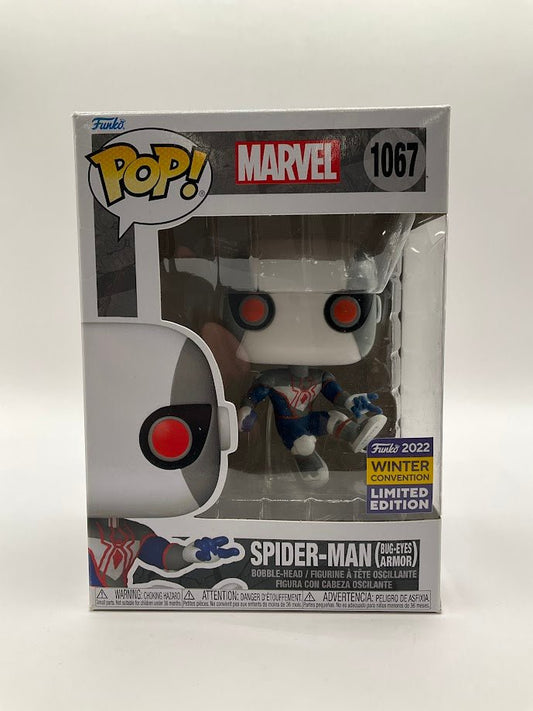 Spider - Man (Bug - Eyes Armor) Funko Pop! Marvel #1067 2022 Winter Convention - Collector Store LLC