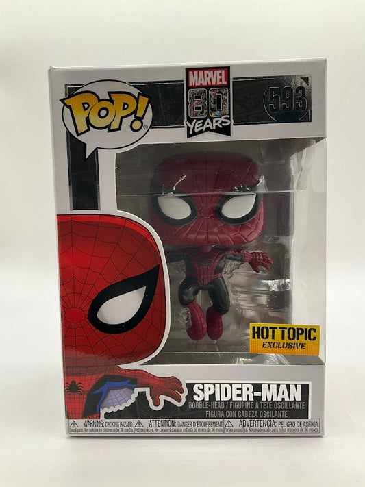 Spider - Man Funko Pop! Marvel 80 Years #593 Hot Topic Exclusive - Collector Store LLC