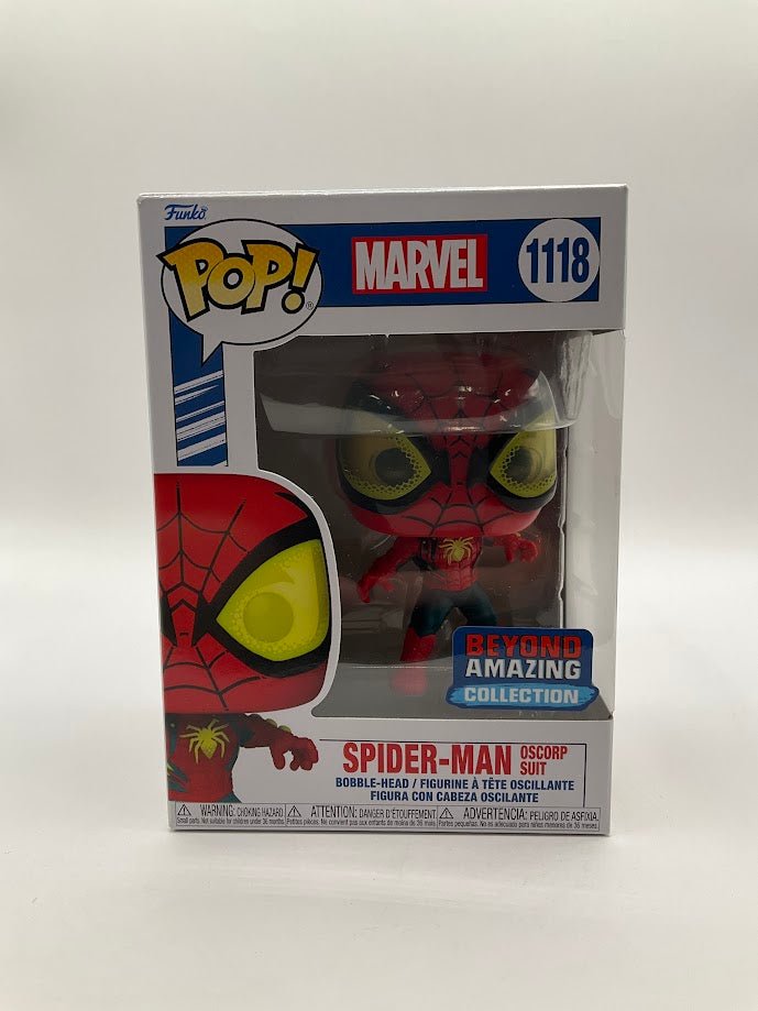 Spider - Man Oscorp Suit Funko Pop! Marvel #1118 Beyond Amazing Collection - Collector Store LLC