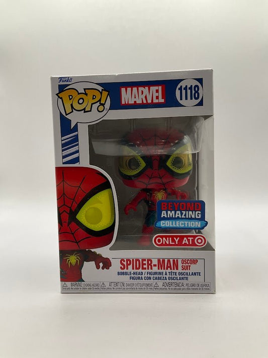 Spider - Man Oscorp Suit Funko Pop! Marvel #1118 Beyond Amazing Collection Target - Collector Store LLC