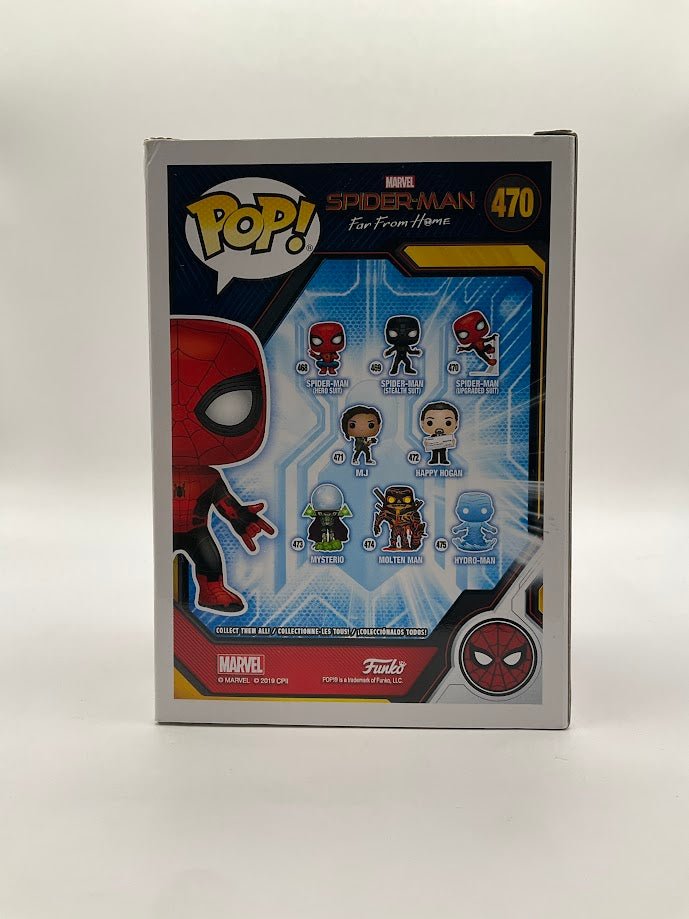 Spider - Man (Upgraded Suit) Funko Pop! Spider - Man Far From Home #470 - Collector Store LLC