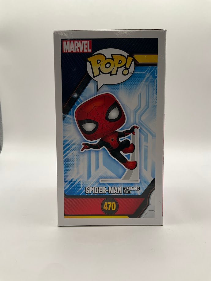 Spider - Man (Upgraded Suit) Funko Pop! Spider - Man Far From Home #470 - Collector Store LLC