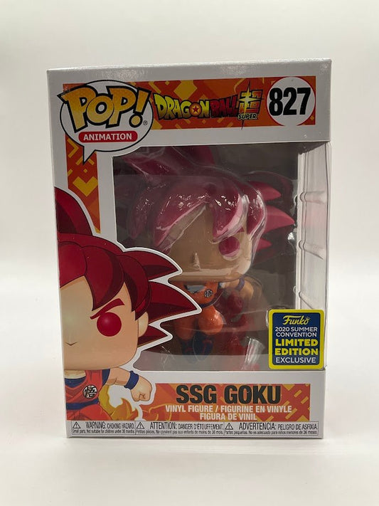 SSG Goku Funko Pop! Dragon Ball Super #827 2020 Summer Convention - Collector Store LLC