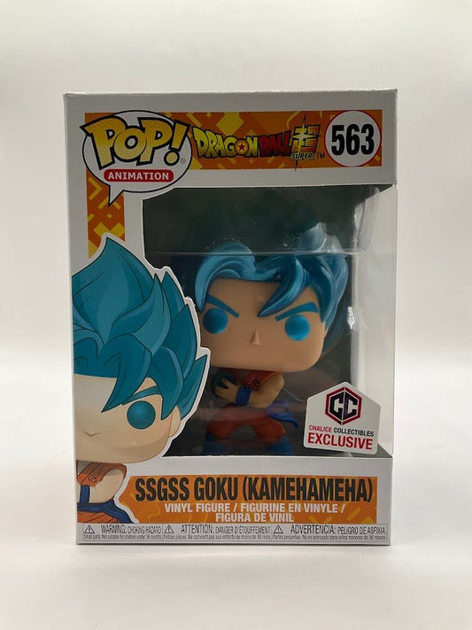 SSGSS Goku (Kamehameha) Funko Pop! Dragon Ball Super #563 Chalice Collectibles - Collector Store LLC