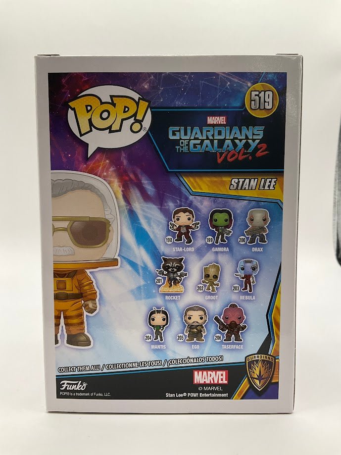 Stan Lee Funko Pop! Guardians of the Galaxy Vol 2 #519 2019 Fall Convention - Collector Store LLC