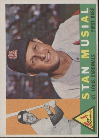 Stan Musial 1960 Topps #250 St. Louis Cardinals VG - EX - Collector Store LLC