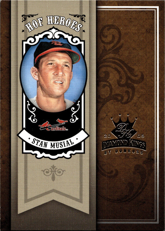 Stan Musial 2005 Donruss Diamond Kings HOF Heroes #HH - 29 - Collector Store LLC