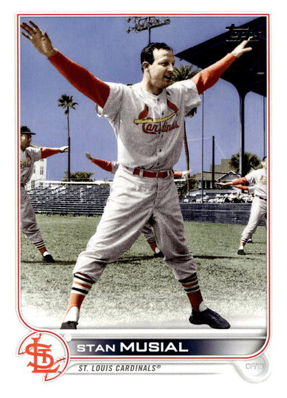 Stan Musial 2022 Topps Update Series #US6 - Collector Store LLC