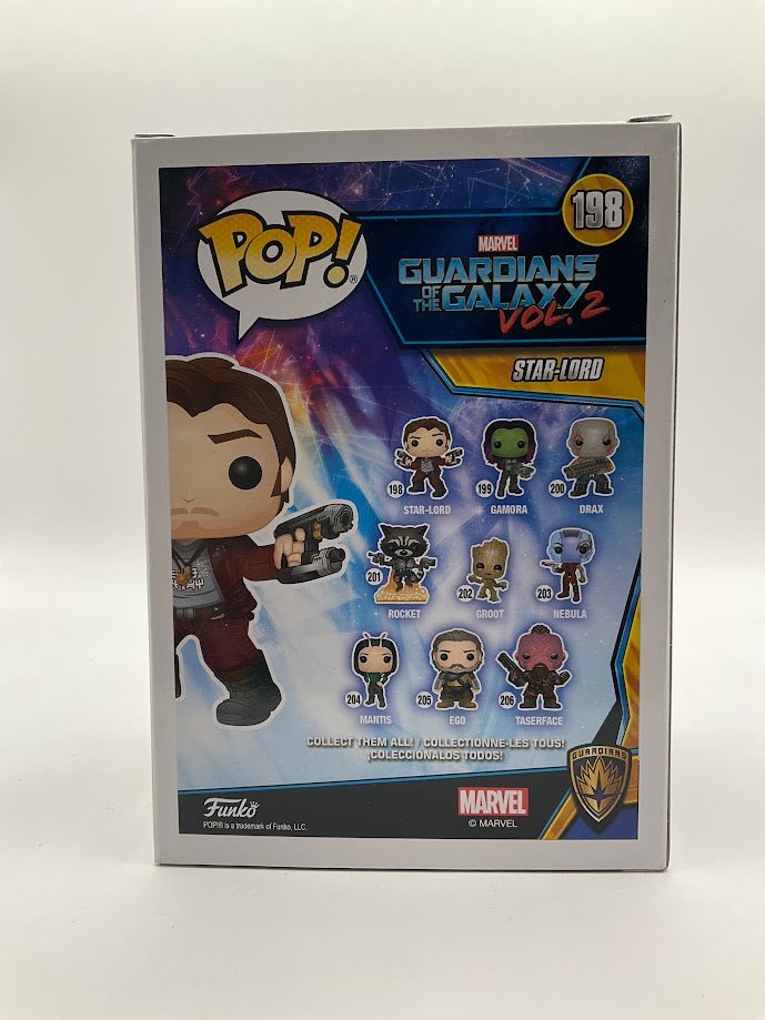 Star - Lord Funko Pop! Guardians of the Galaxy Volume 2 #198 - Collector Store LLC