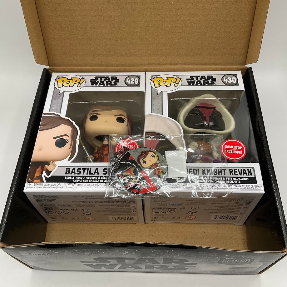 Star Wars Gaming Greats Funko Pop! Bastila Shand / Jedi Knight Revan GameStop - Collector Store LLC