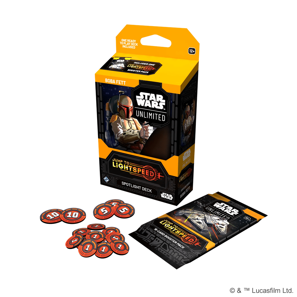 Star Wars Unlimited: Jump to Lightspeed Spotlight Deck - Boba Fett - Collector Store LLC