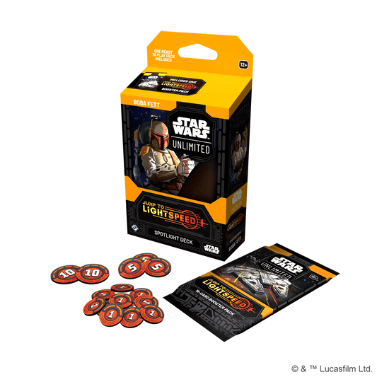 Star Wars Unlimited: Jump to Lightspeed Spotlight Deck - Boba Fett - Collector Store LLC