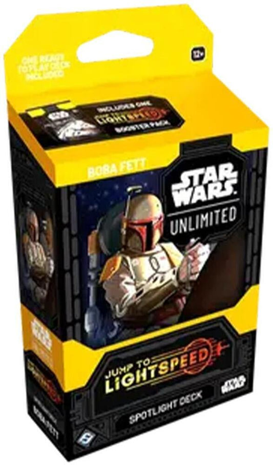 Star Wars Unlimited: Jump to Lightspeed Spotlight Deck: Boba Fett *Expected Release Date 3 - 28 - 2025* - Collector Store LLC