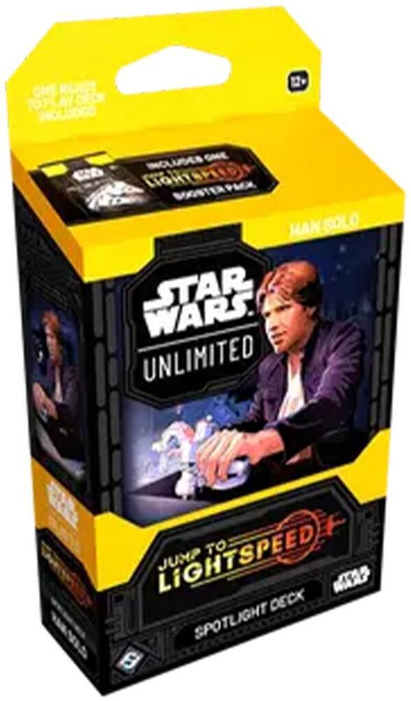 Star Wars Unlimited: Jump to Lightspeed Spotlight Deck: Han Solo *Expected Release Date 3 - 28 - 2025* - Collector Store LLC