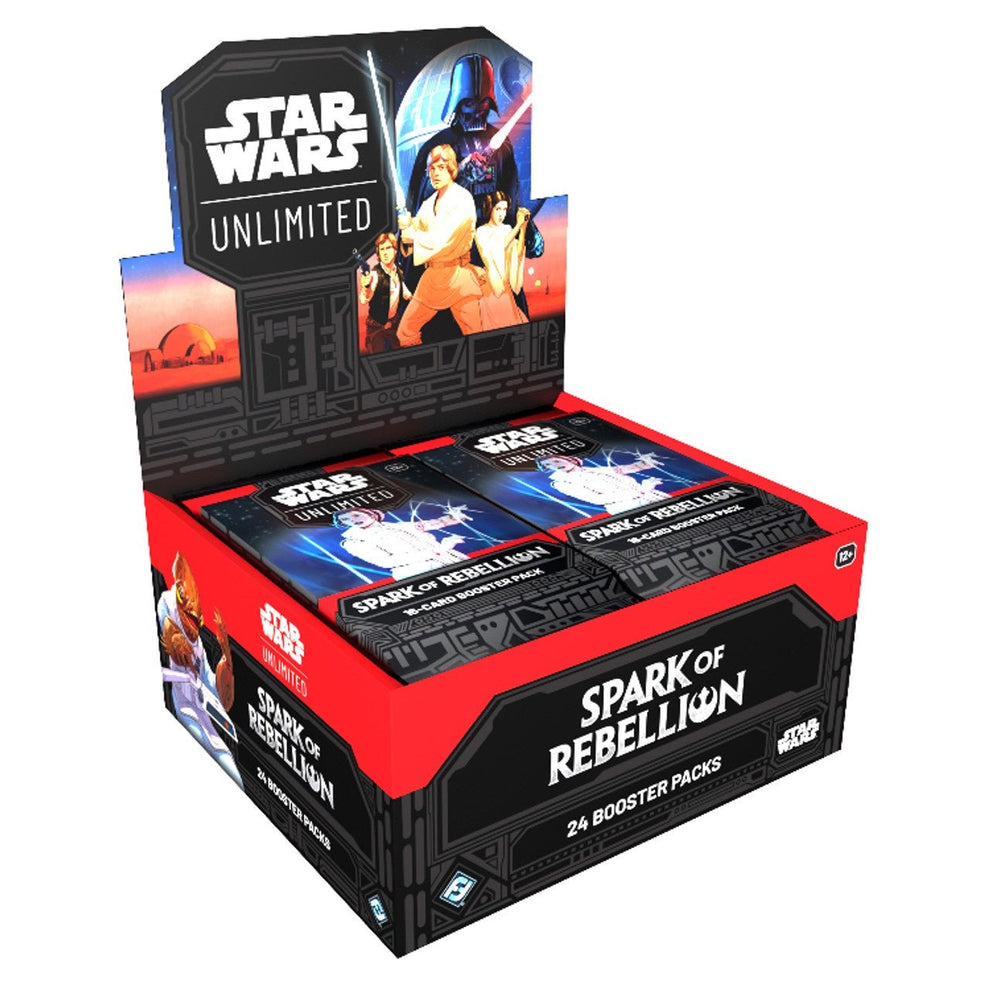 how many packs in collector booster box Star Wars Unlimited Booster Box Spark of Rebellion