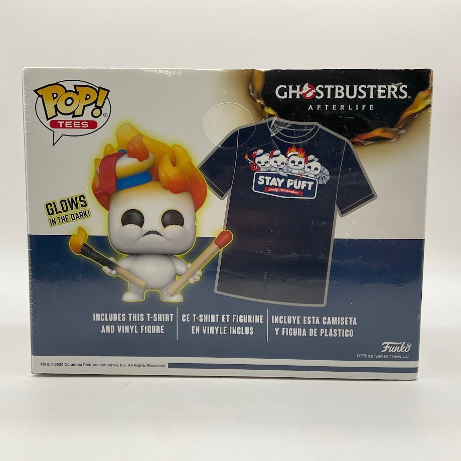 Stay Puft Funko Pop & Tee! Ghostbusters Afterlife #936 GITD Target Size XL - Collector Store LLC