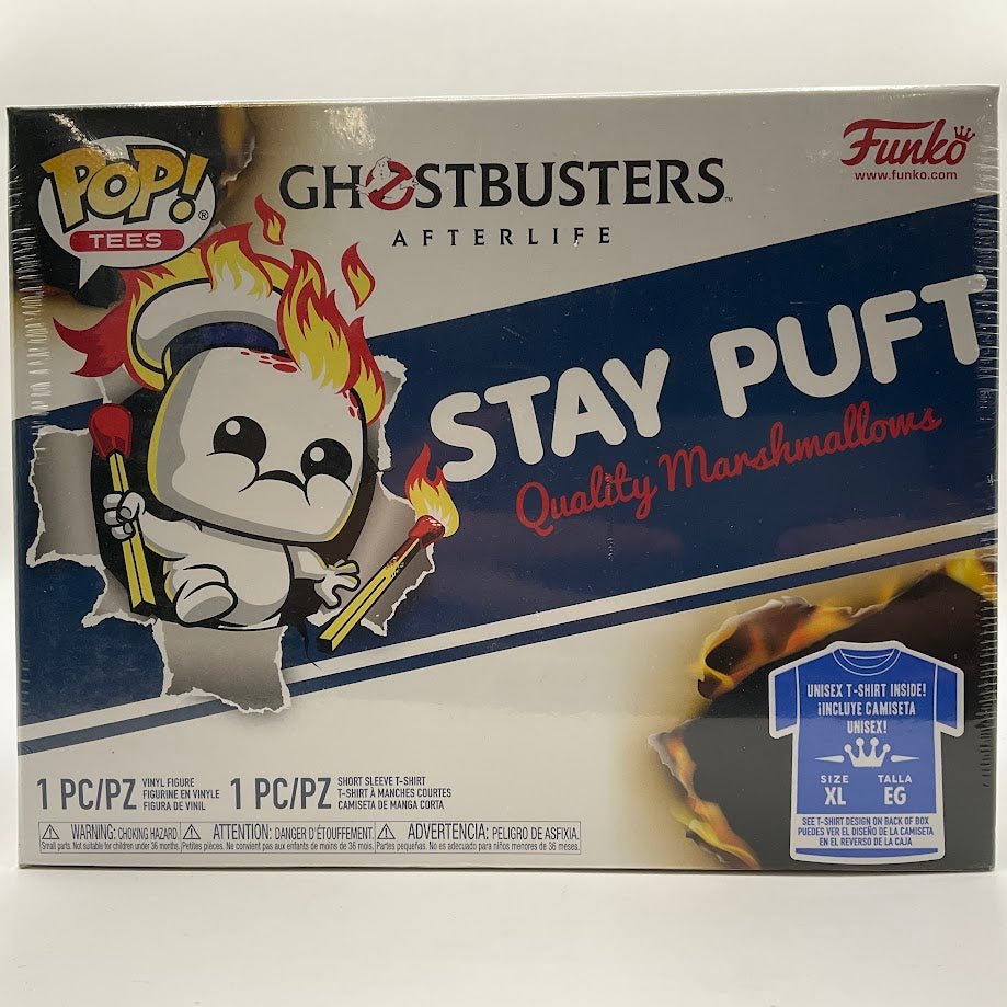 Stay Puft Funko Pop & Tee! Ghostbusters Afterlife #936 GITD Target Size XL - Collector Store LLC