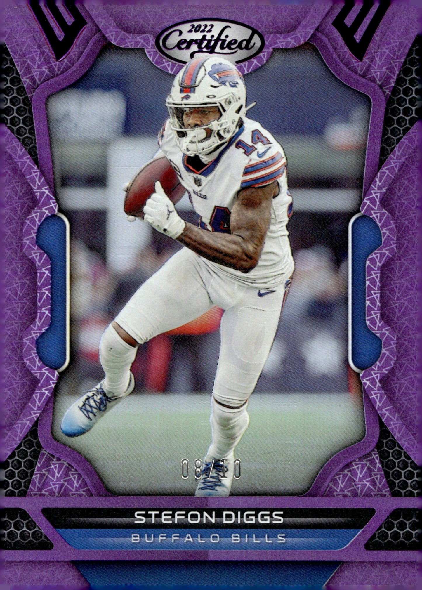 Stefon Diggs 2022 Panini Certified Purple Foil 08/10 #10 - Collector Store LLC