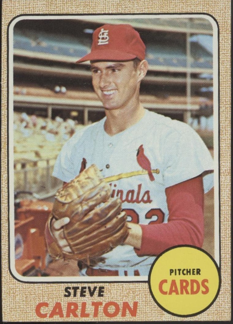 Steve Carlton 1968 Topps #408 St. Louis Cardinals EX #1 - Collector Store LLC