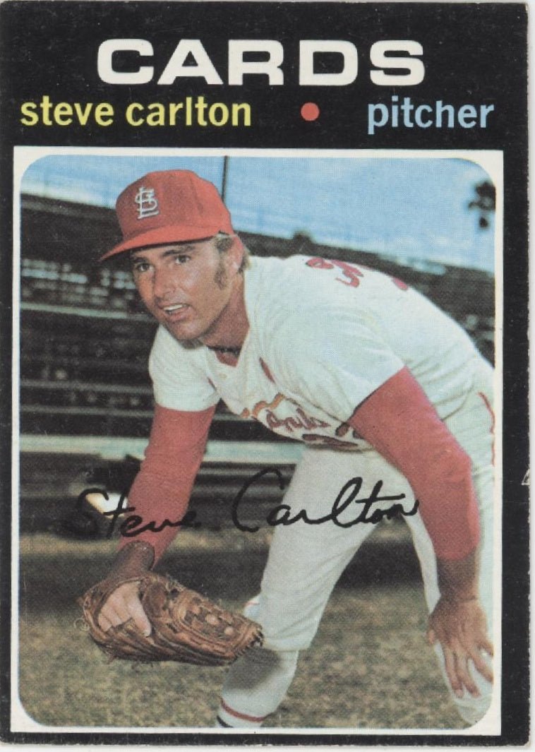 Steve Carlton 1971 Topps #55 St. Louis Cardinals VG - EX #1 - Collector Store LLC