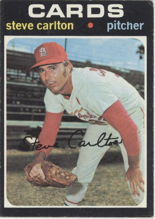 Steve Carlton 1971 Topps #55 St. Louis Cardinals VG - EX #2 - Collector Store LLC