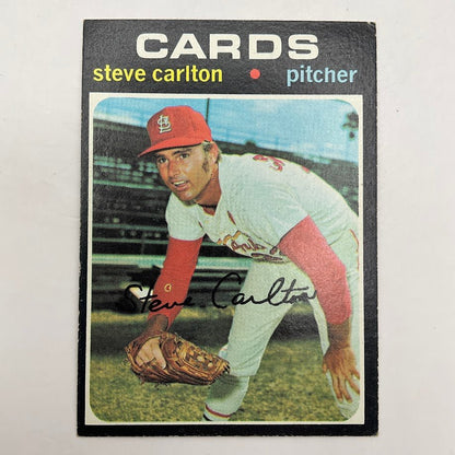 Steve Carlton 1971 Topps #55 St. Louis Cardinals VG - EX #3 - Collector Store LLC