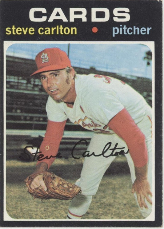Steve Carlton 1971 Topps #55 St. Louis Cardinals VG - EX #3 - Collector Store LLC