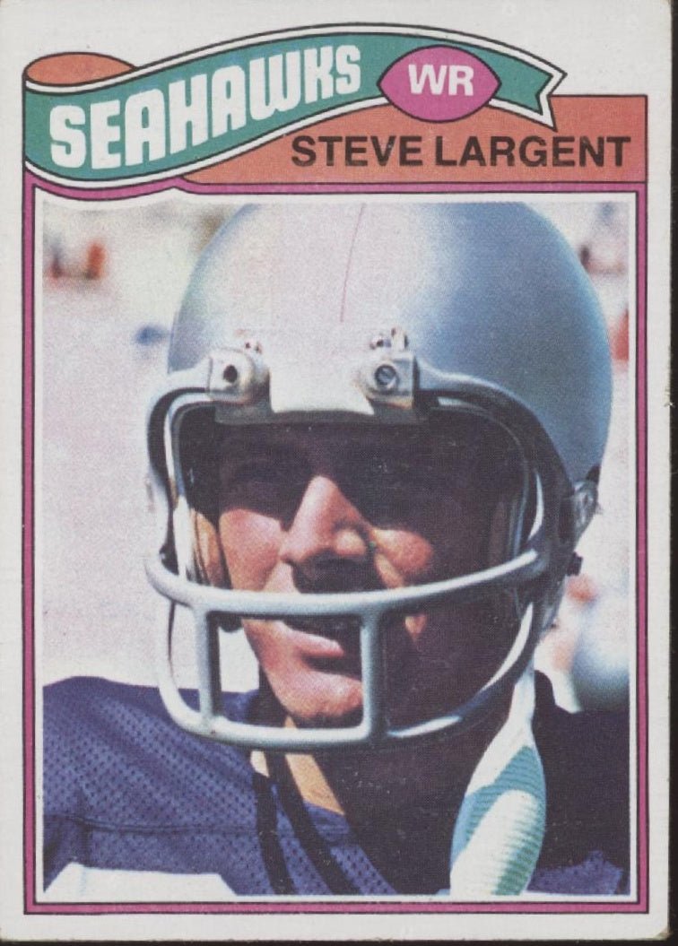 Steve Largent 1977 Topps RC #177 Seattle Seahawks EX - Collector Store LLC