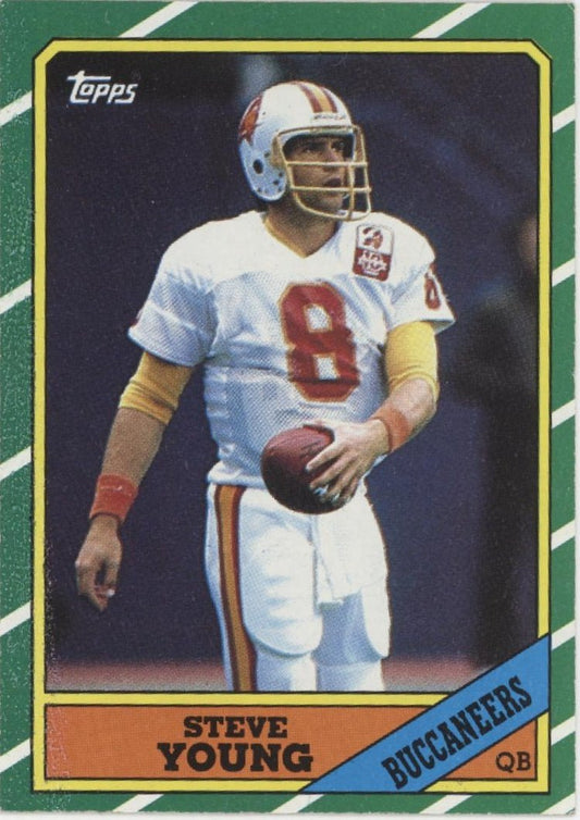 Steve Young 1986 Topps RC #374 Tampa Bay Buccaneers #2 - Collector Store LLC