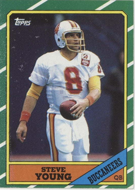 Steve Young 1986 Topps RC #374 Tampa Bay Buccaneers #3 - Collector Store LLC