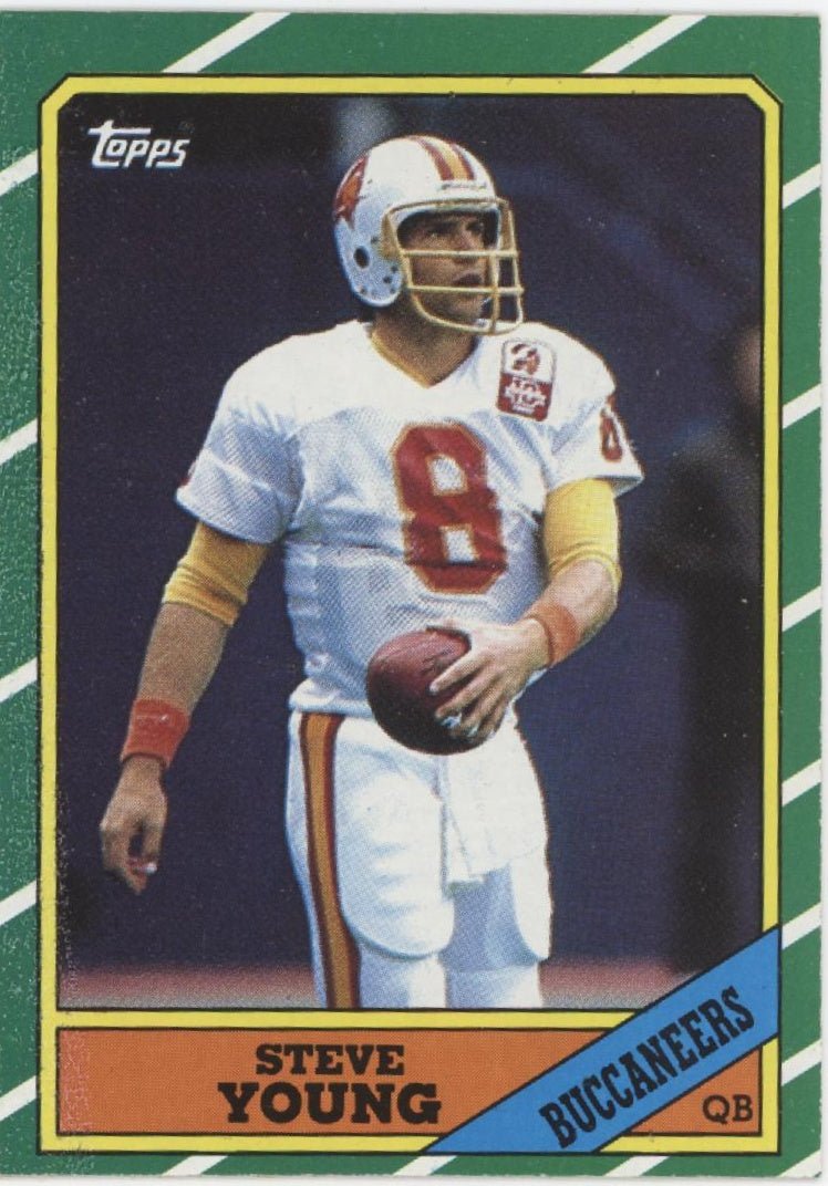 Steve Young 1986 Topps RC #374 Tampa Bay Buccaneers #4 - Collector Store LLC