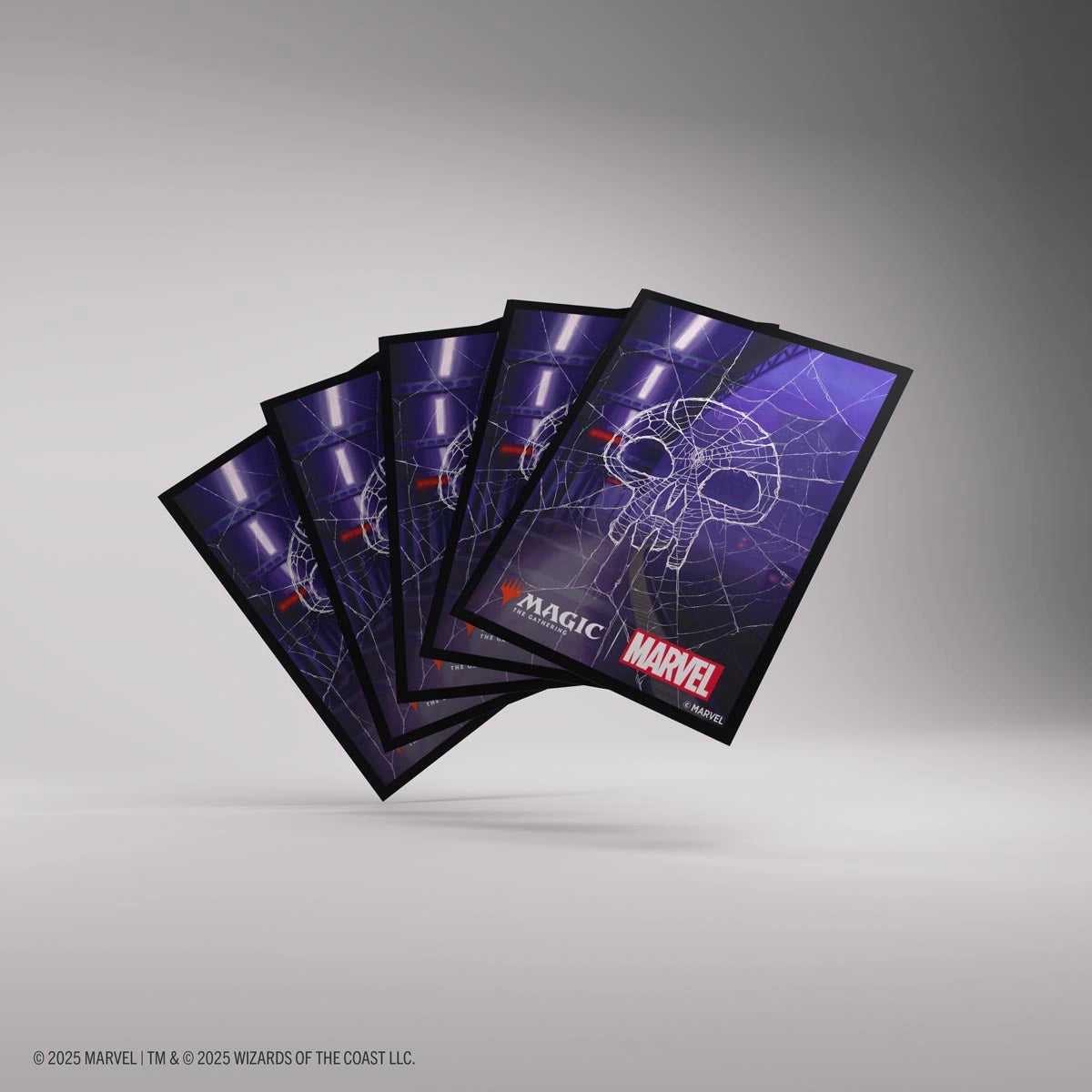 Pochettes Premium Magic Marvel Spider-Man – Venom, 105 Sleeves, Surface Texturée, Sans PVC