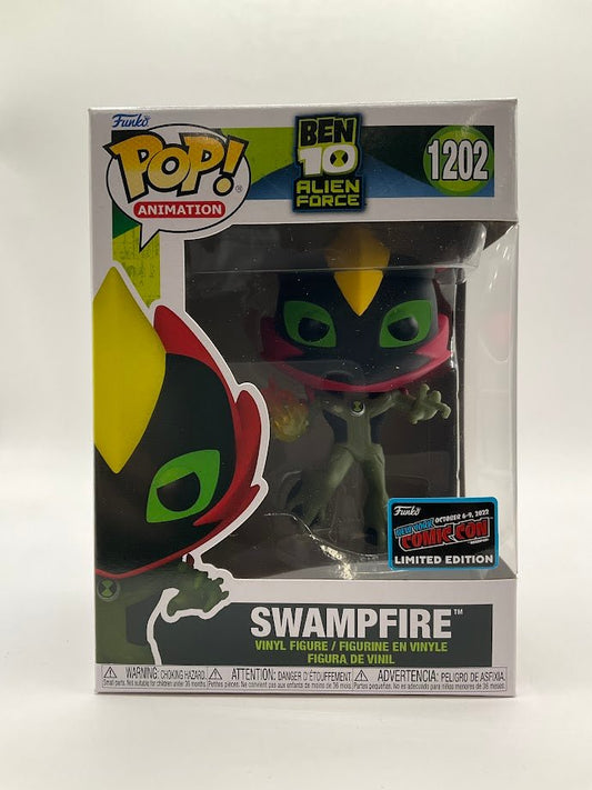 Swampfire Funko Pop! Ben 10 Alien Force #1202 2022 NYCC Limited Edition - Collector Store LLC