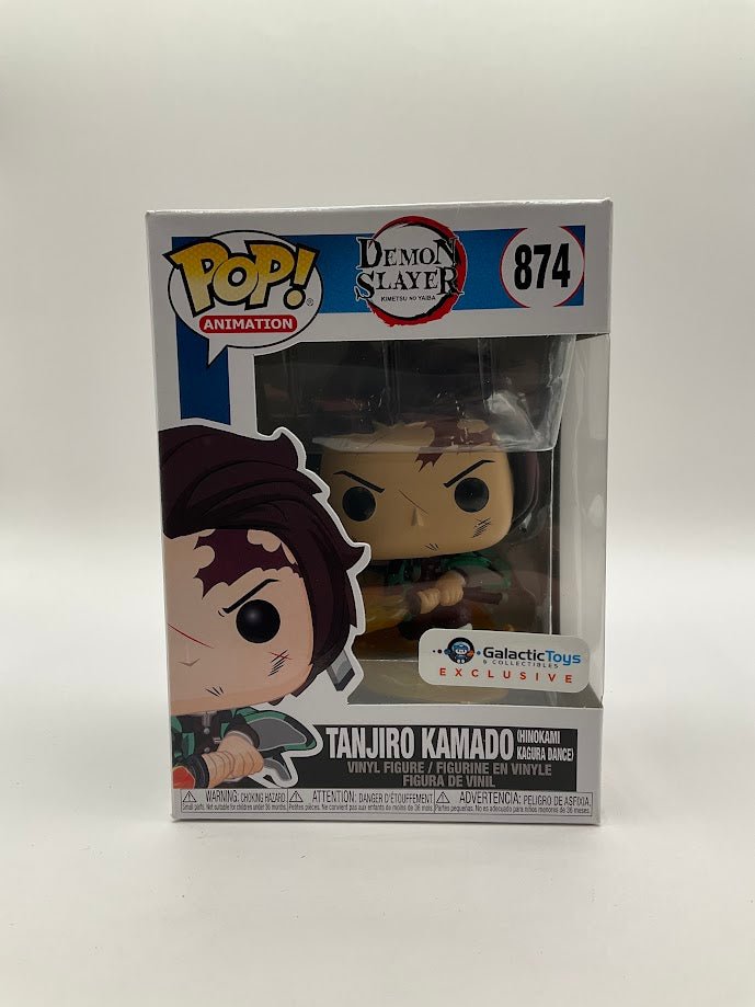 Tanjiro Kamado Hinokami Kagura Dance Funko Pop! Demon Slayer #874 Galactic Toys - Collector Store LLC