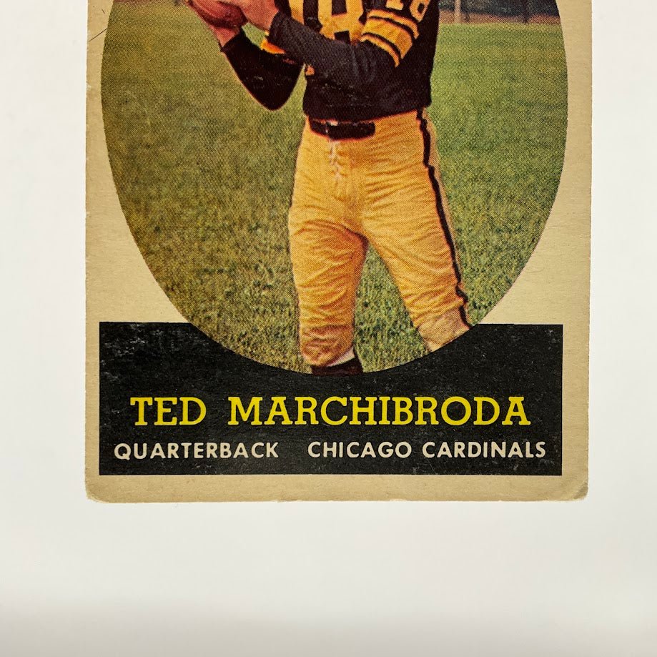 Ted Marchibroda 1958 Topps #44 Chicago Cardinals VG - Collector Store LLC