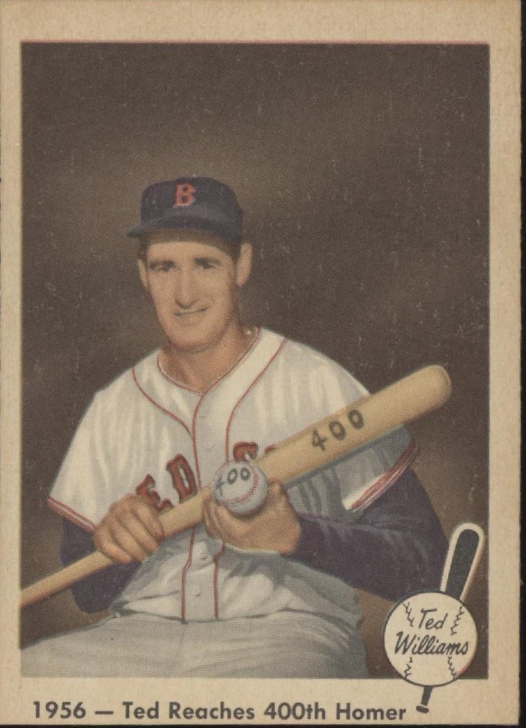 Ted Reaches 400th Homer 1959 Fleer Ted Williams 57 Boston Red Sox VG - EX - Collector Store LLC