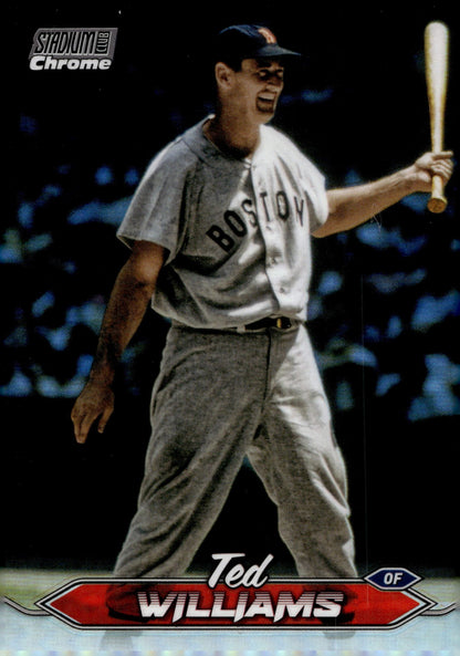 Ted Williams 2024 Topps Stadium Club Chrome Refractor #7 - Collector Store LLC