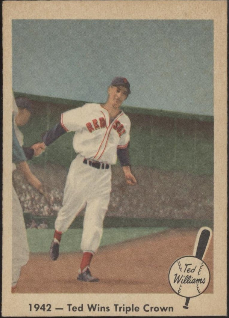 Ted Wins Triple Crown 1959 Fleer Ted Williams 19 Boston Red Sox EX - Collector Store LLC