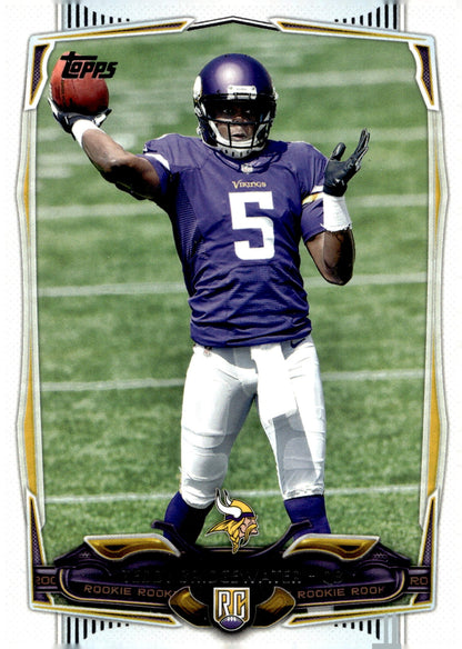 Teddy Bridgewater 2014 Topps RC #367 #2 - Collector Store LLC