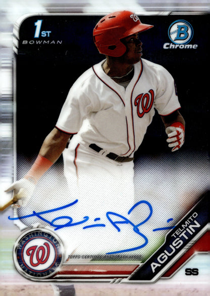 Telmito Agustin 2019 Bowman Chrome Auto #CPA - TA - Collector Store LLC