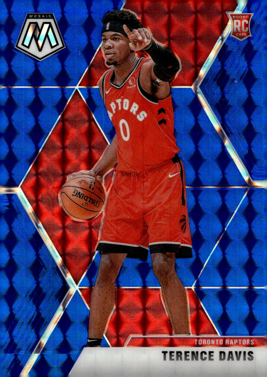 Terence Davis 2019 - 20 PAnini Mosaic Blue Prizm RC 65/99 #226 - Collector Store LLC
